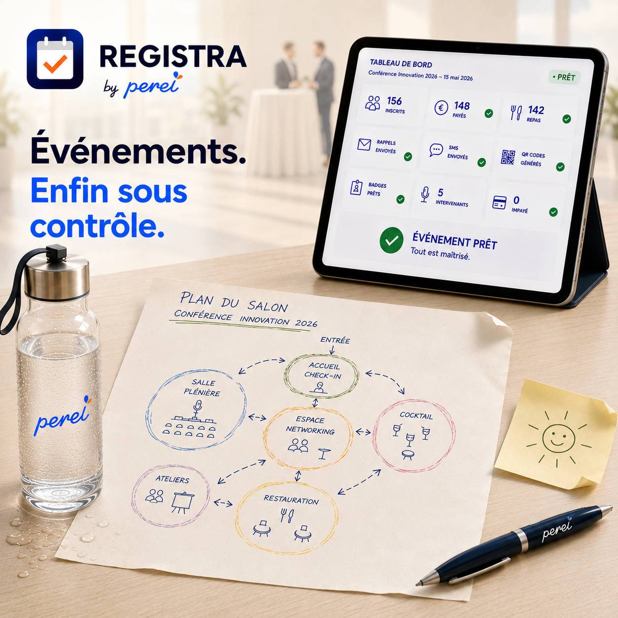 REGISTRA – Vos inscriptions événementielles, enfin dans Dolibarr.